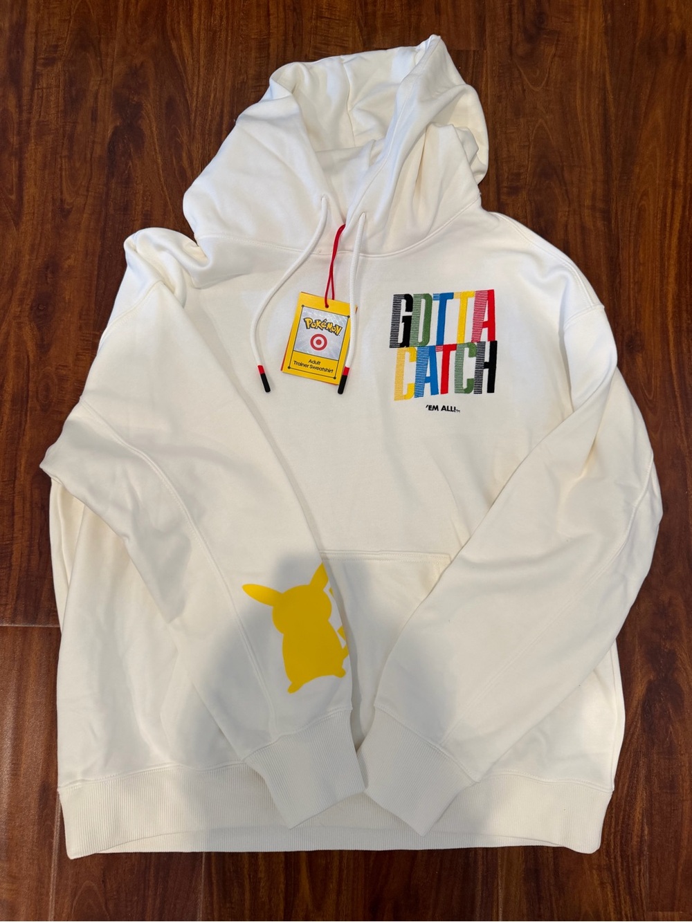 Adult Hooded Sweatshirt Cream - Pokémon x Target M Unisex